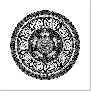 Large Mixed Themed Mandala Posters and Art